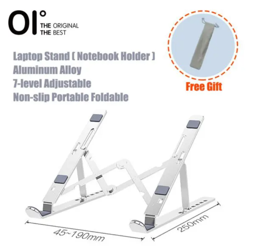 Aluminum Alloy Foldable Laptop Stand